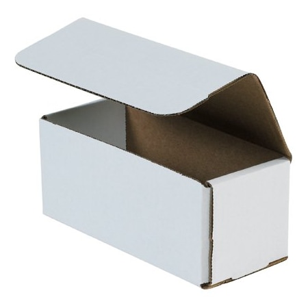 Bsc Preferred 7 x 3 x 3'' White Corrugated Mailers, 50PK BUY00027476